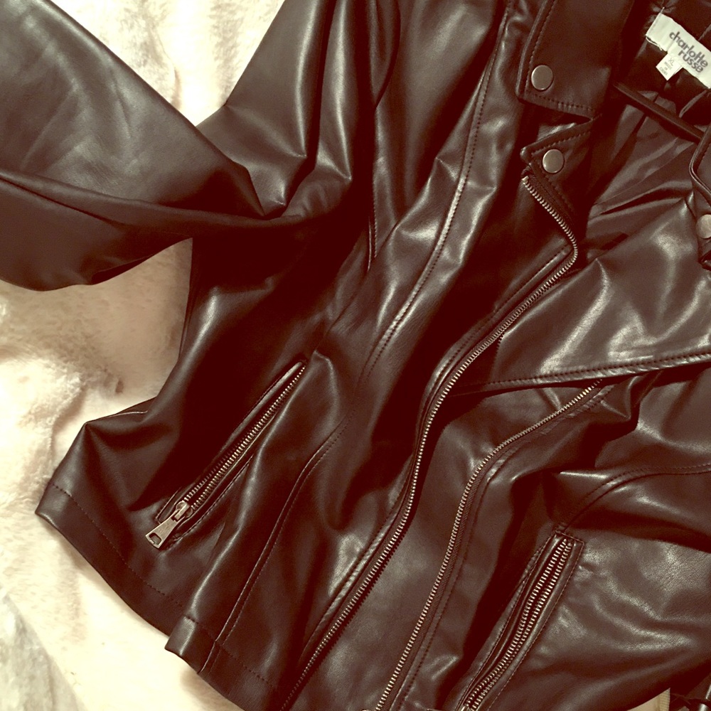 Cropped Leather jacket